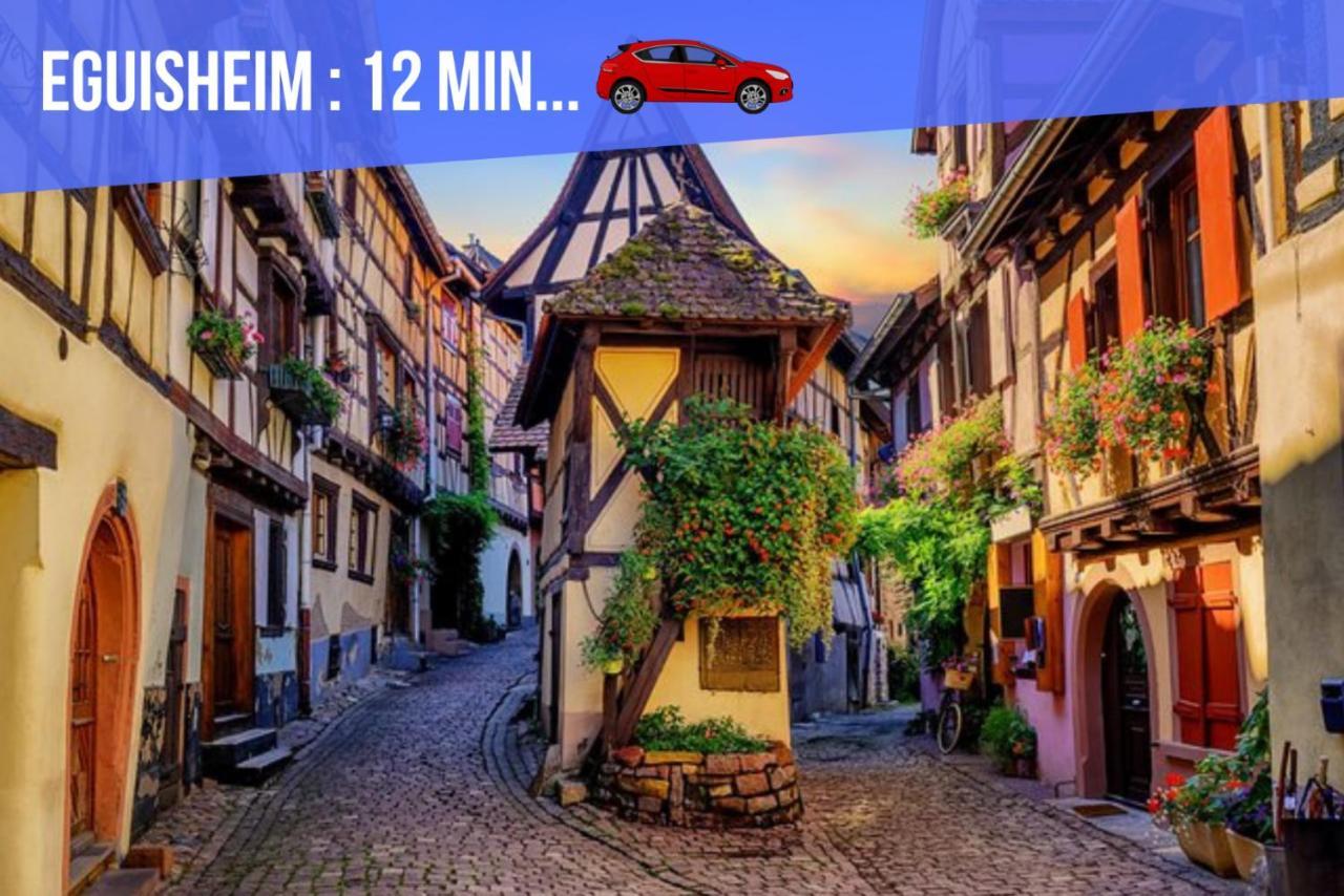 Le Red St Leon : Lit Queen Size * Wifi * Ideal Couple Colmar Exterior foto